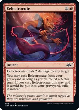 Eelectrocute (Galaxy Foil) 392 card from Unfinity