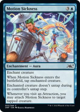 Motion Sickness 53 card from Unfinity