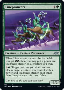 Lineprancers (Galaxy Foil) 432 card from Unfinity
