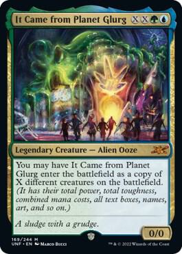It Came from Planet Glurg 169 card from Unfinity