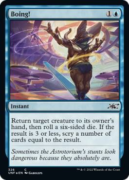 Boing! (Galaxy Foil) 326 card from Unfinity
