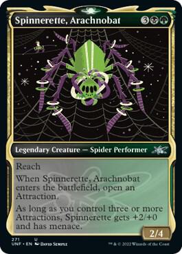 Spinnerette, Arachnobat (Showcase) 271 card from Unfinity