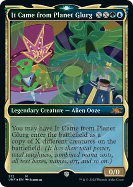 It Came from Planet Glurg (Showcase) (Galaxy Foil) 512 card from Unfinity