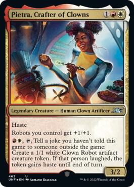 Pietra, Crafter of Clowns (Galaxy Foil) 462 card from Unfinity