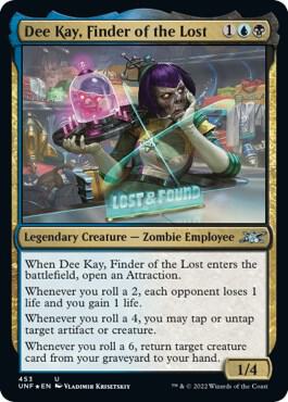 Dee Kay, Finder of the Lost (Galaxy Foil) 453 card from Unfinity