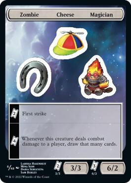 Zombie Cheese Magician 6 card from Unfinity