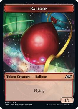 Balloon Token 7 card from Unfinity