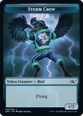 Storm Crow Token 5 card from Unfinity