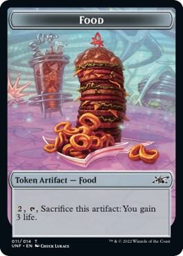 Food Token 11 card from Unfinity