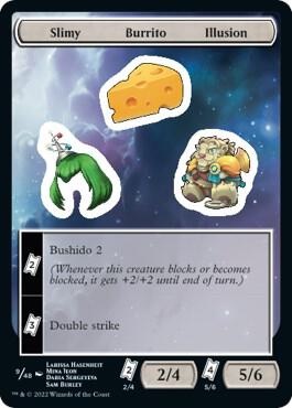 Slimy Burrito Illusion 9 card from Unfinity