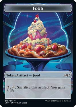 Food Token 10 card from Unfinity