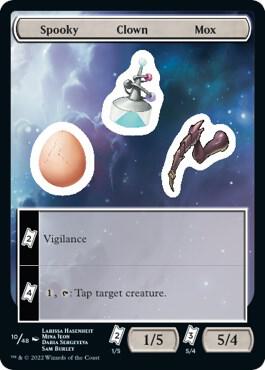 Spooky Clown Mox 10 card from Unfinity
