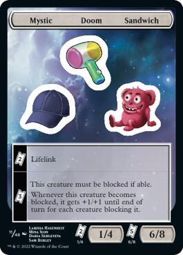 Mystic Doom Sandwich 11 card from Unfinity