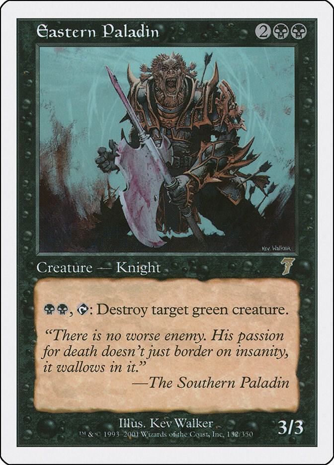 Eastern Paladin 132 card from 7th Edition