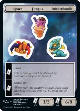 Space Fungus Snickerdoodle 29 card from Unfinity