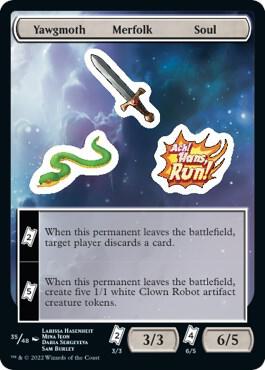 Yawgmoth Merfolk Soul 35 card from Unfinity