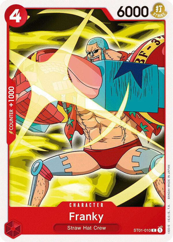 Franky ST01-010 card from Starter Deck 1: Straw Hat Crew