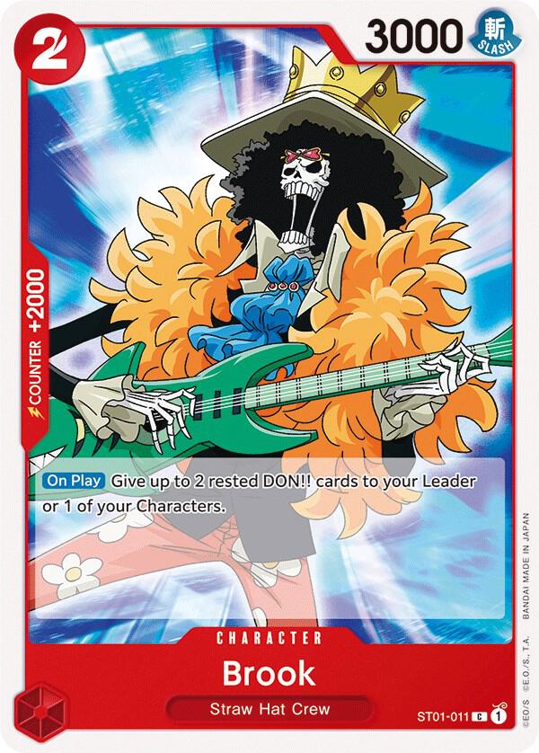 Brook ST01-011 card from Starter Deck 1: Straw Hat Crew