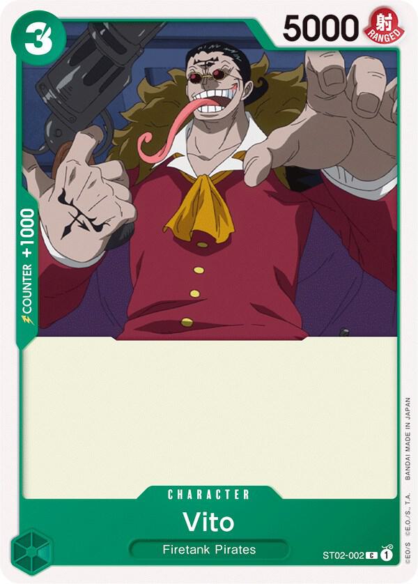 Vito ST02-002 card from Starter Deck 2: Worst Generation