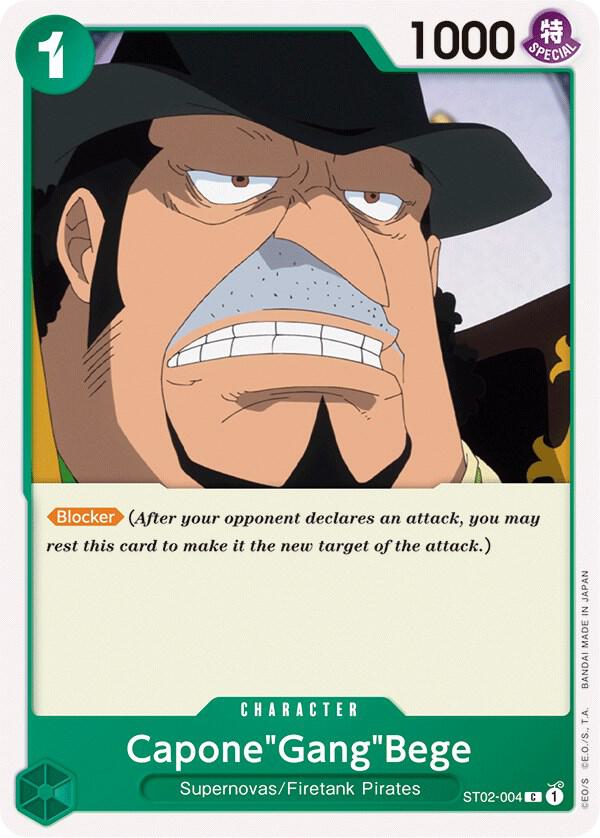 Capone"Gang"Bege ST02-004 card from Starter Deck 2: Worst Generation