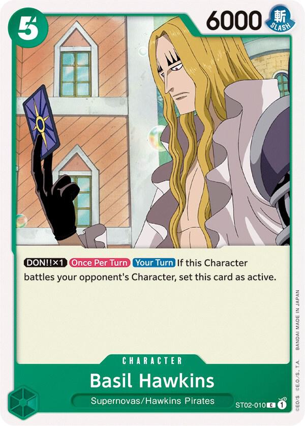 Basil Hawkins ST02-010 card from Starter Deck 2: Worst Generation