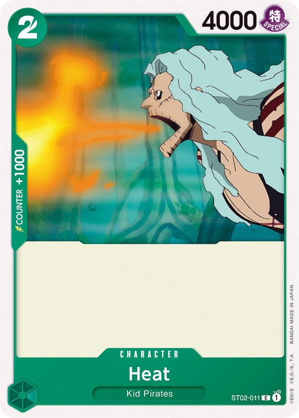 Heat ST02-011 card from Starter Deck 2: Worst Generation