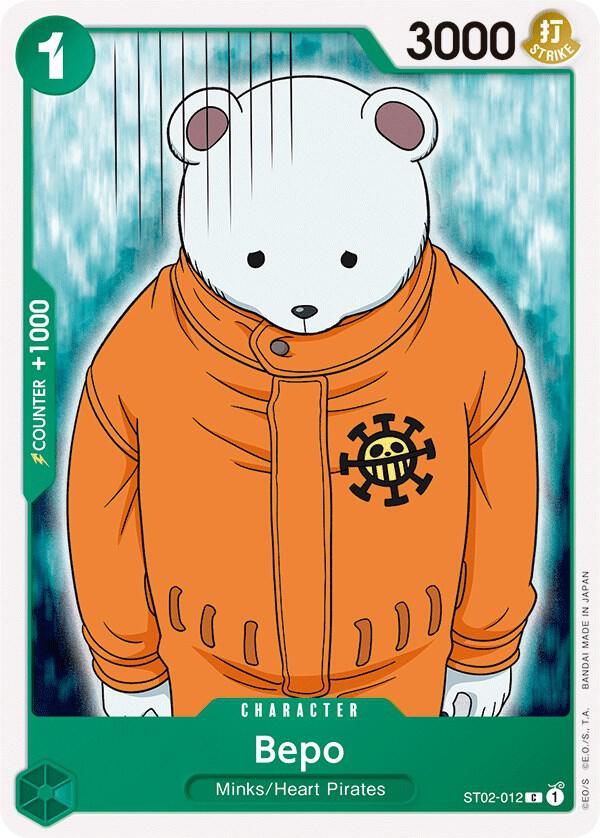Bepo ST02-012 card from Starter Deck 2: Worst Generation