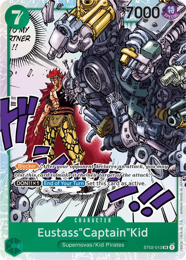 Eustass"Captain"Kid ST02-013 card from Starter Deck 2: Worst Generation