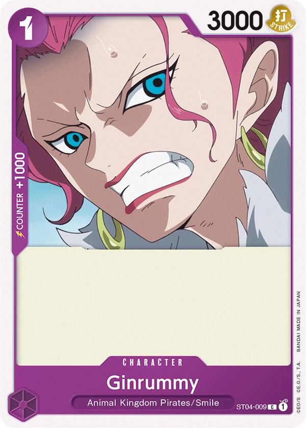 Ginrummy ST04-009 card from Starter Deck 4: Animal Kingdom Pirates