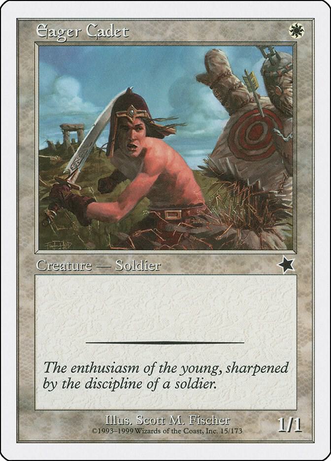 Eager Cadet 15 card from Starter 1999