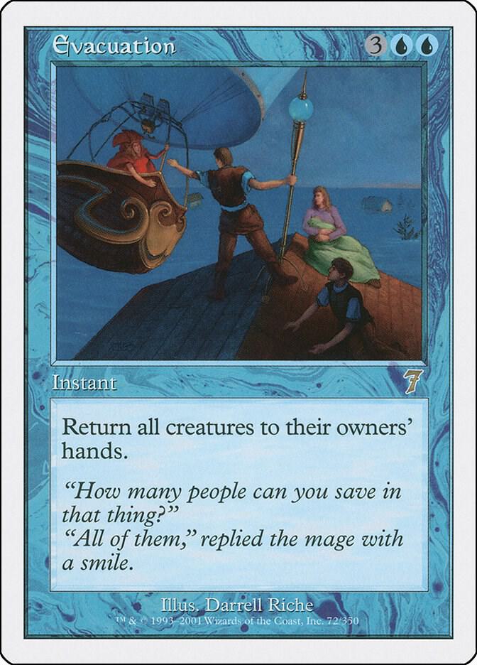 Evacuation 72 card from 7th Edition