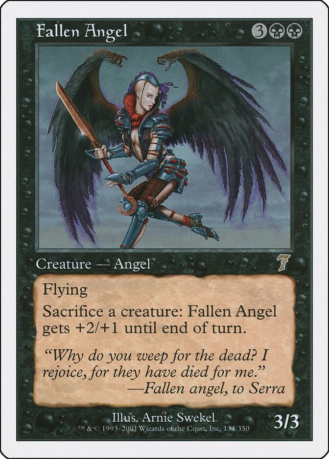 Fallen Angel 134 card from 7th Edition