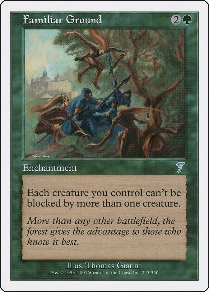 Familiar Ground 243 card from 7th Edition