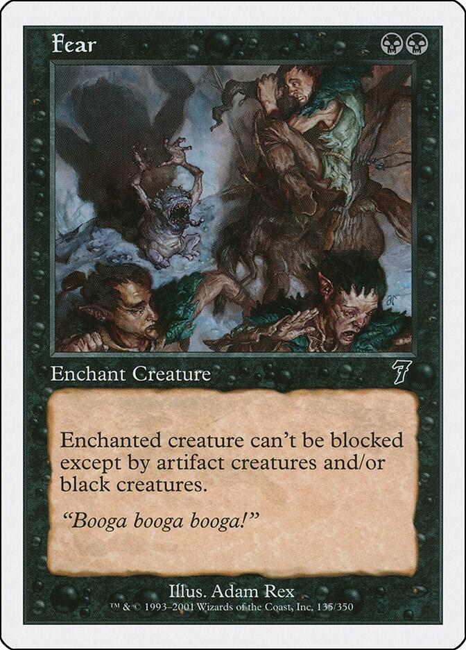 Fear 135 card from 7th Edition