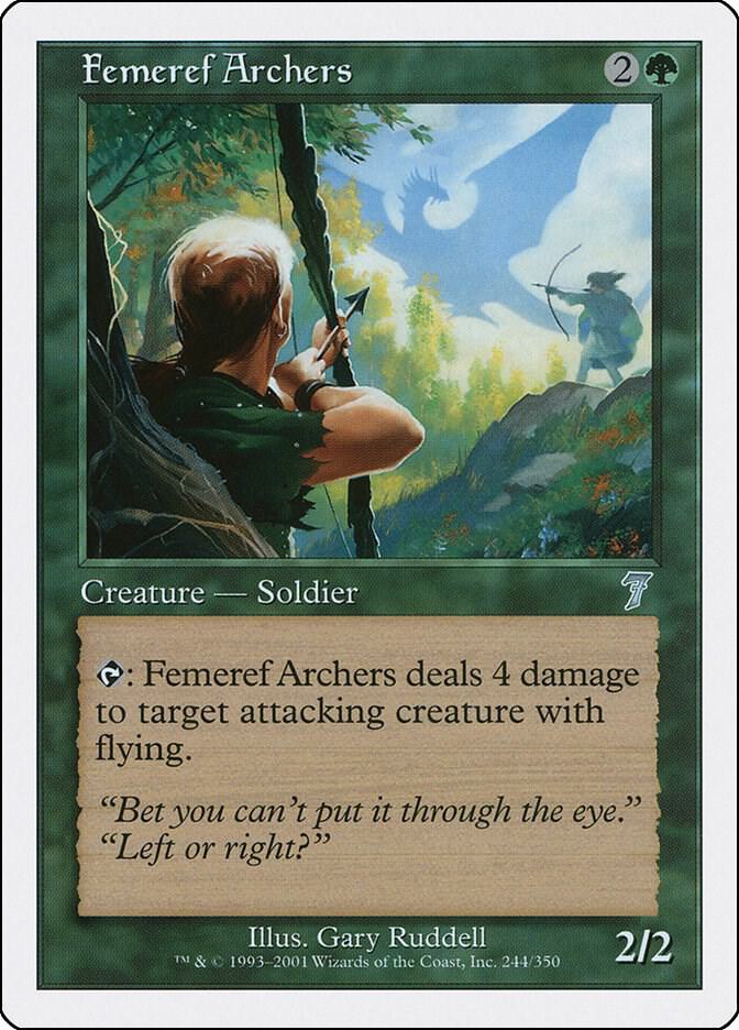Femeref Archers 244 card from 7th Edition
