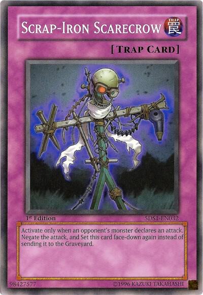 Scrap-Iron Scarecrow 5DS1-EN032 card from 5D's 2008 Starter Deck