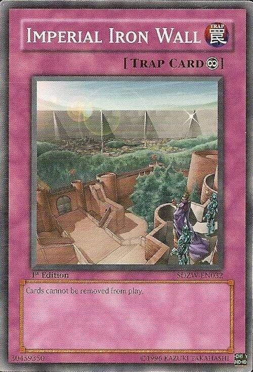Imperial Iron Wall SDZW-EN032 card from Structure Deck: Zombie World
