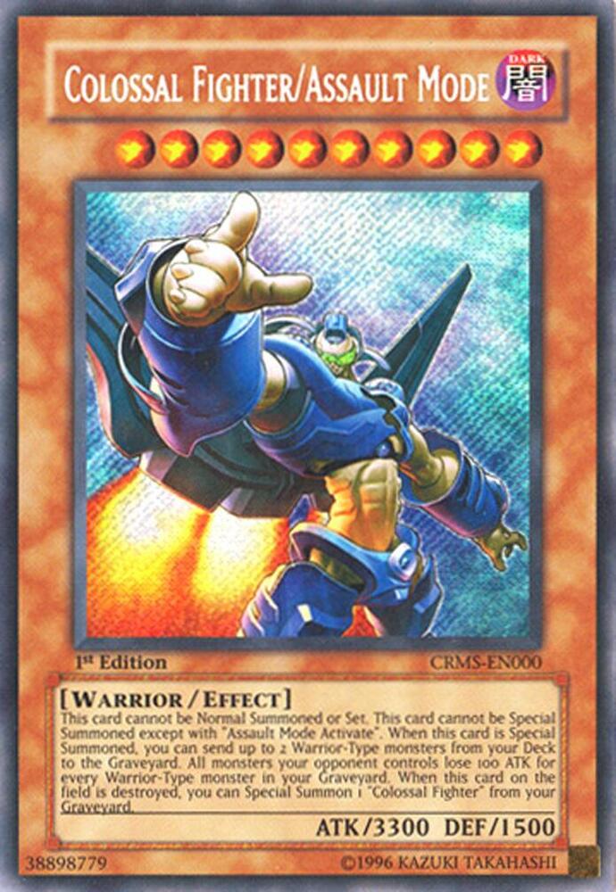 Colossal Fighter/Assault Mode CRMS-EN000 card from Crimson Crisis