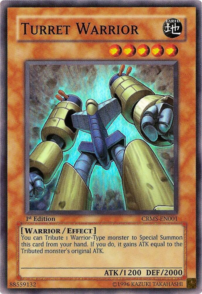Turret Warrior CRMS-EN001 card from Crimson Crisis