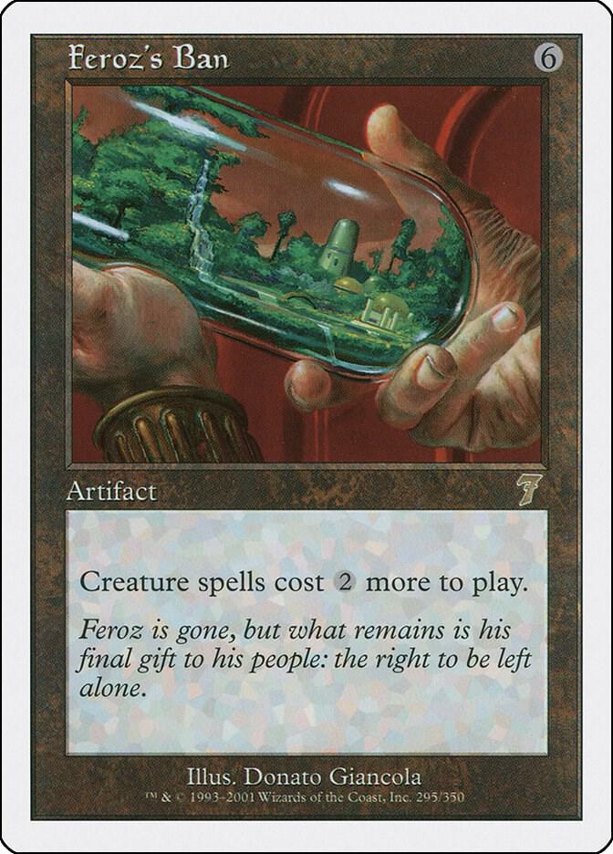 Feroz's Ban 295 card from 7th Edition