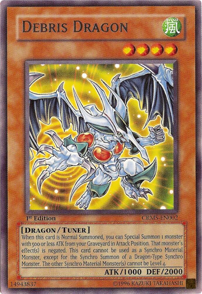 Debris Dragon CRMS-EN002 card from Crimson Crisis