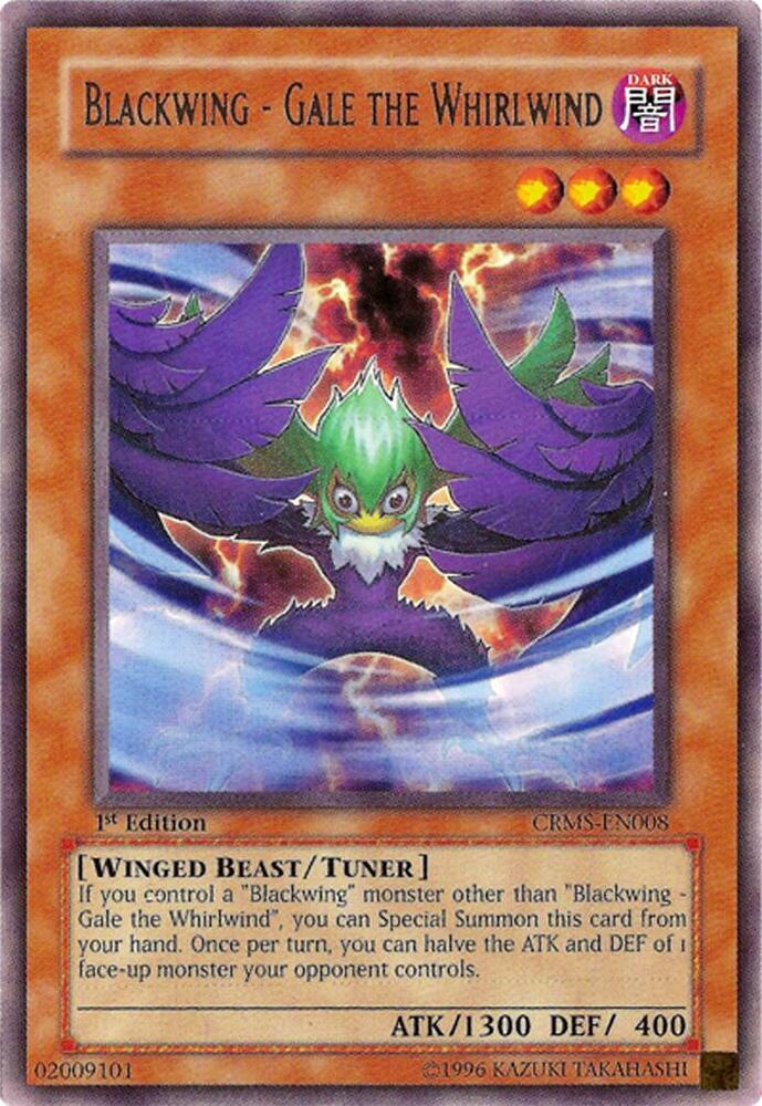Blackwing - Gale the Whirlwind CRMS-EN008 card from Crimson Crisis