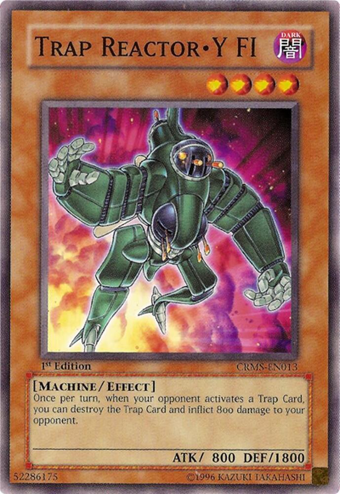 Trap Reactor - Y FI CRMS-EN013 card from Crimson Crisis