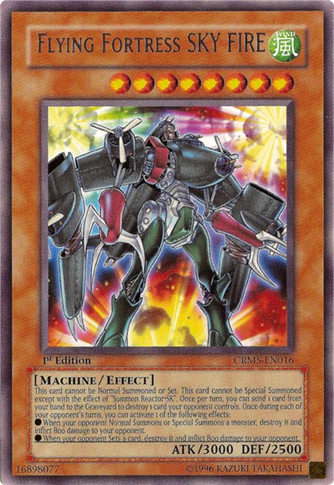 Flying Fortress SKY FIRE CRMS-EN016 card from Crimson Crisis
