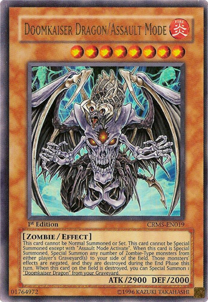 Doomkaiser Dragon/Assault Mode CRMS-EN019 card from Crimson Crisis