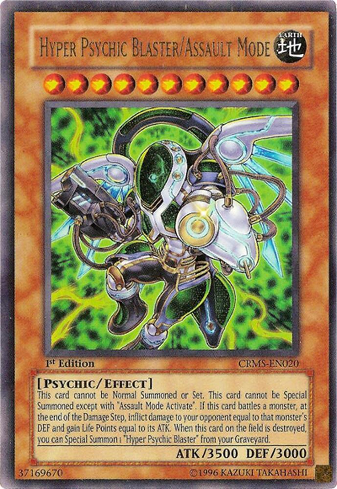Hyper Psychic Blaster/Assault Mode CRMS-EN020 card from Crimson Crisis