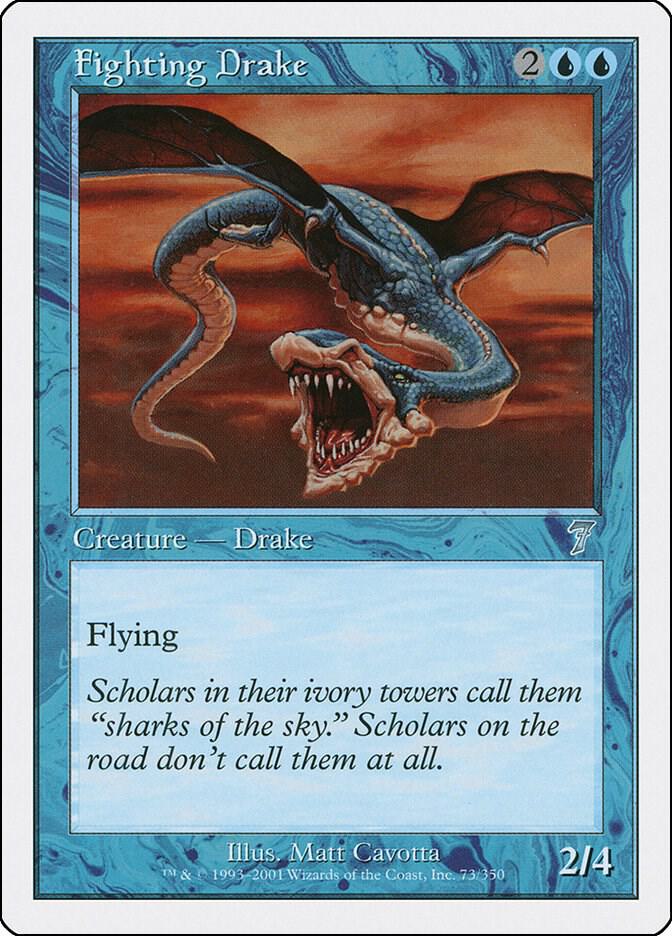 Fighting Drake 73 card from 7th Edition