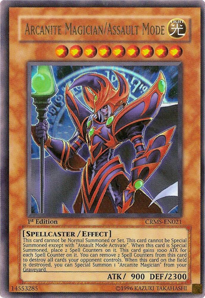 Arcanite Magician/Assault Mode CRMS-EN021 card from Crimson Crisis