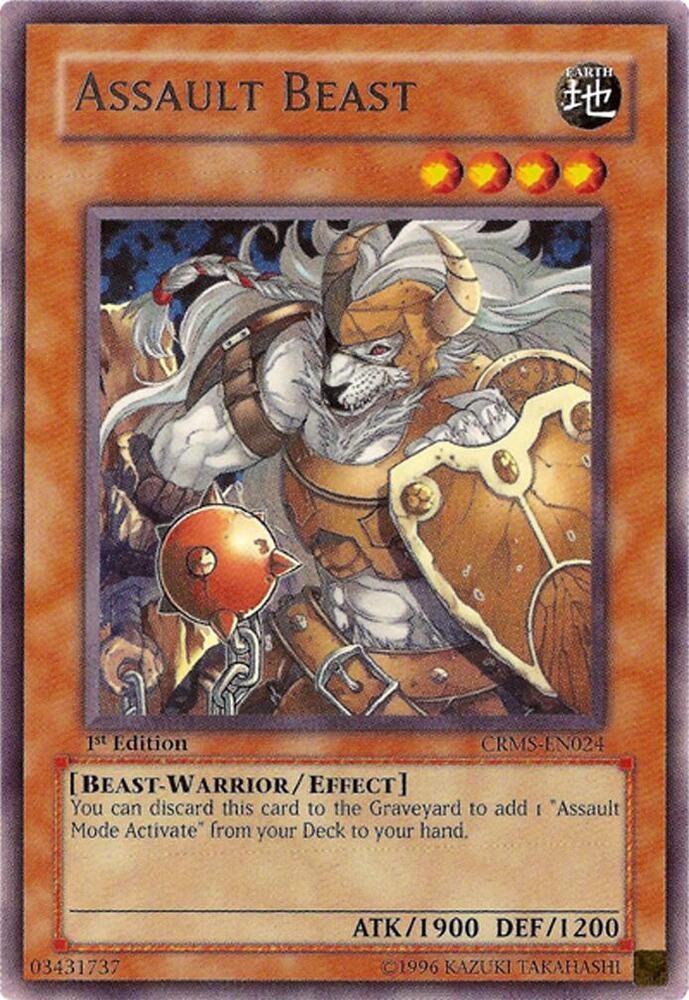 Assault Beast CRMS-EN024 card from Crimson Crisis