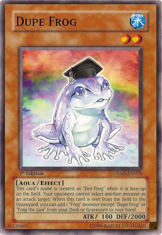 Dupe Frog CRMS-EN028 card from Crimson Crisis